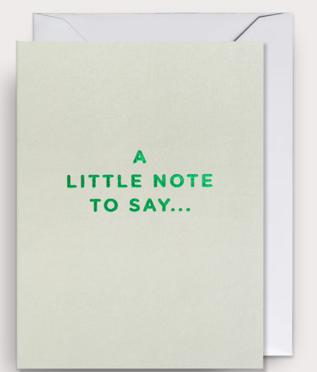 'A little note to say' Gift Card