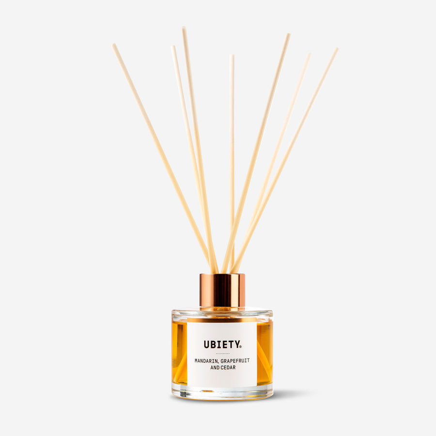 Ubiety Uplifting Reed Diffuser Mandarin, Grapefruit & Cedar – UBIETY